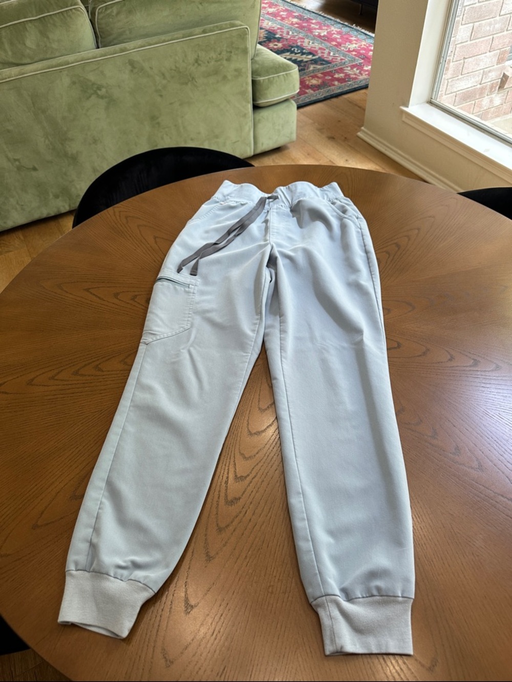 Figs Light Blue Jogger Scrub Pants - Women's